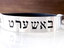 Load image into Gallery viewer, Sterling and Leather Bracelet for Men - Everything Beautiful Jewelry