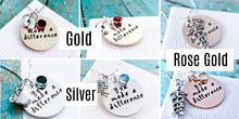 Load image into Gallery viewer, Retirement Gift for Women, You Made a Difference Necklace - Everything Beautiful Jewelry