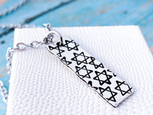 Load image into Gallery viewer, Star of David Necklace, Sterling silver pendant - Everything Beautiful Jewelry