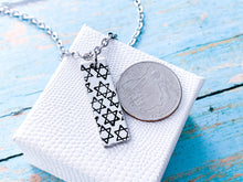 Load image into Gallery viewer, Star of David Necklace, Sterling silver pendant - Everything Beautiful Jewelry
