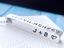 Load image into Gallery viewer, Personalized Sterling Silver Bar Necklace - Everything Beautiful Jewelry