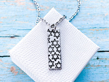 Load image into Gallery viewer, Star of David Necklace, Sterling silver pendant - Everything Beautiful Jewelry