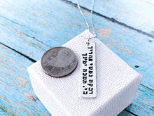 Load image into Gallery viewer, Personalized Hebrew Necklace, Jewish quote jewelry - Everything Beautiful Jewelry