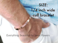 Load image into Gallery viewer, I am enough strong loved worthy bracelet for men - Everything Beautiful Jewelry