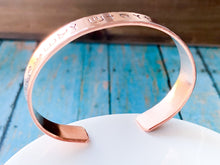 Load image into Gallery viewer, Psalm 119 Hieroglyph Paleo Hebrew Cuff Bracelet - Everything Beautiful Jewelry