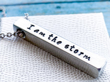 Load image into Gallery viewer, I Am the Storm Necklace, Strength Necklace - Everything Beautiful Jewelry
