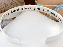 Load image into Gallery viewer, Aaronic Hebrew Blessing Bracelet
