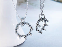 Load image into Gallery viewer, Silver Crown Necklace - Everything Beautiful Jewelry

