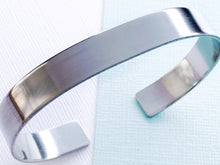 Load image into Gallery viewer, Men&#39;s Stainless Steel 3/8 Inch Minimalist Cuff Bracelet - Everything Beautiful Jewelry

