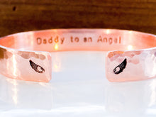 Load image into Gallery viewer, Memorial Jewelry for Men, Miscarriage Loss Bracelet, Daddy to an Angel - Everything Beautiful Jewelry
