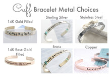 Load image into Gallery viewer, If not now when Rabbi Hillel Bracelet, Metal Choice - Everything Beautiful Jewelry
