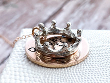 Load image into Gallery viewer, Rose Gold Daughter of the King Necklace - Everything Beautiful Jewelry
