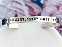 Load image into Gallery viewer, Scripture Bracelet, We are the clay, Isaiah 64, Hebrew Jewelry - Everything Beautiful Jewelry
