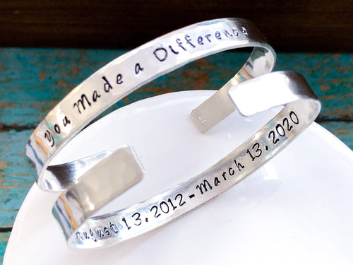 You made a difference bracelet - Everything Beautiful Jewelry