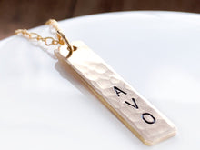 Load image into Gallery viewer, Men&#39;s or Women&#39;s Gold Necklace, Initial Custom Name Necklace - Everything Beautiful Jewelry
