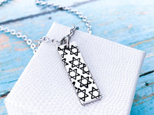 Load image into Gallery viewer, Star of David Necklace, Sterling silver pendant - Everything Beautiful Jewelry
