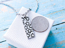 Load image into Gallery viewer, Star of David Necklace, Sterling silver pendant - Everything Beautiful Jewelry

